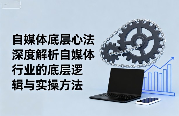 自媒体底层心法，深度解析自媒体行业的底层逻辑与实操方法-摇钱述网创