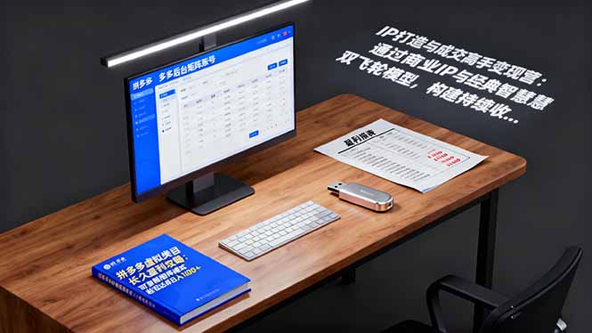 IP打造与成交高手变现营:通过商业IP+经典智慧双飞轮模型 构建持续收钱系统-摇钱述网创