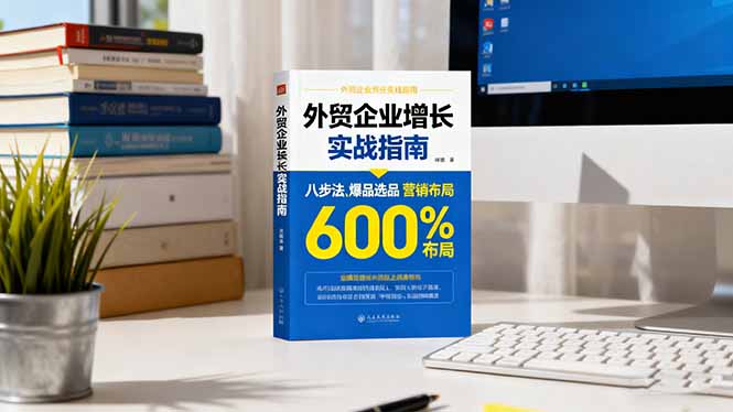 外贸企业增长实战指南,八步法、爆品选品、营销布局,业绩增长300%-摇钱述网创