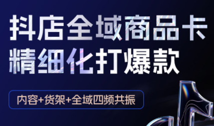 金戈·抖店爆单陪跑课-抖音小店爆单陪跑(更新10月)-摇钱述网创