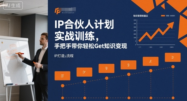 IP合伙人计划实战训练,手把手带你轻松Get知识变现-摇钱述网创