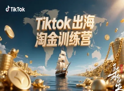 Tiktok出海淘金训练营,跨境电商TK实战变现-摇钱述网创